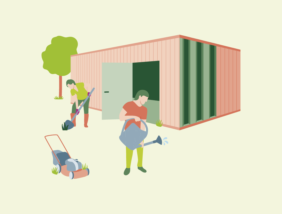 Garden Container illustration
